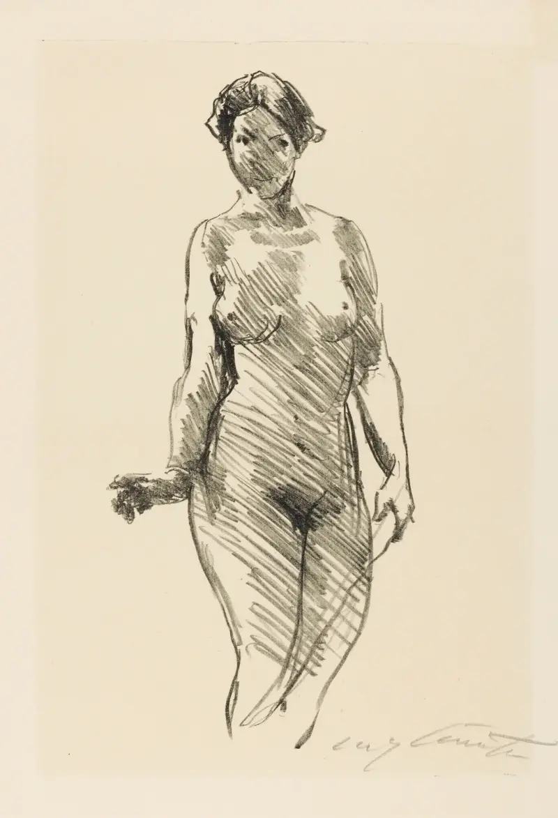 Stående akt av Lovis Corinth