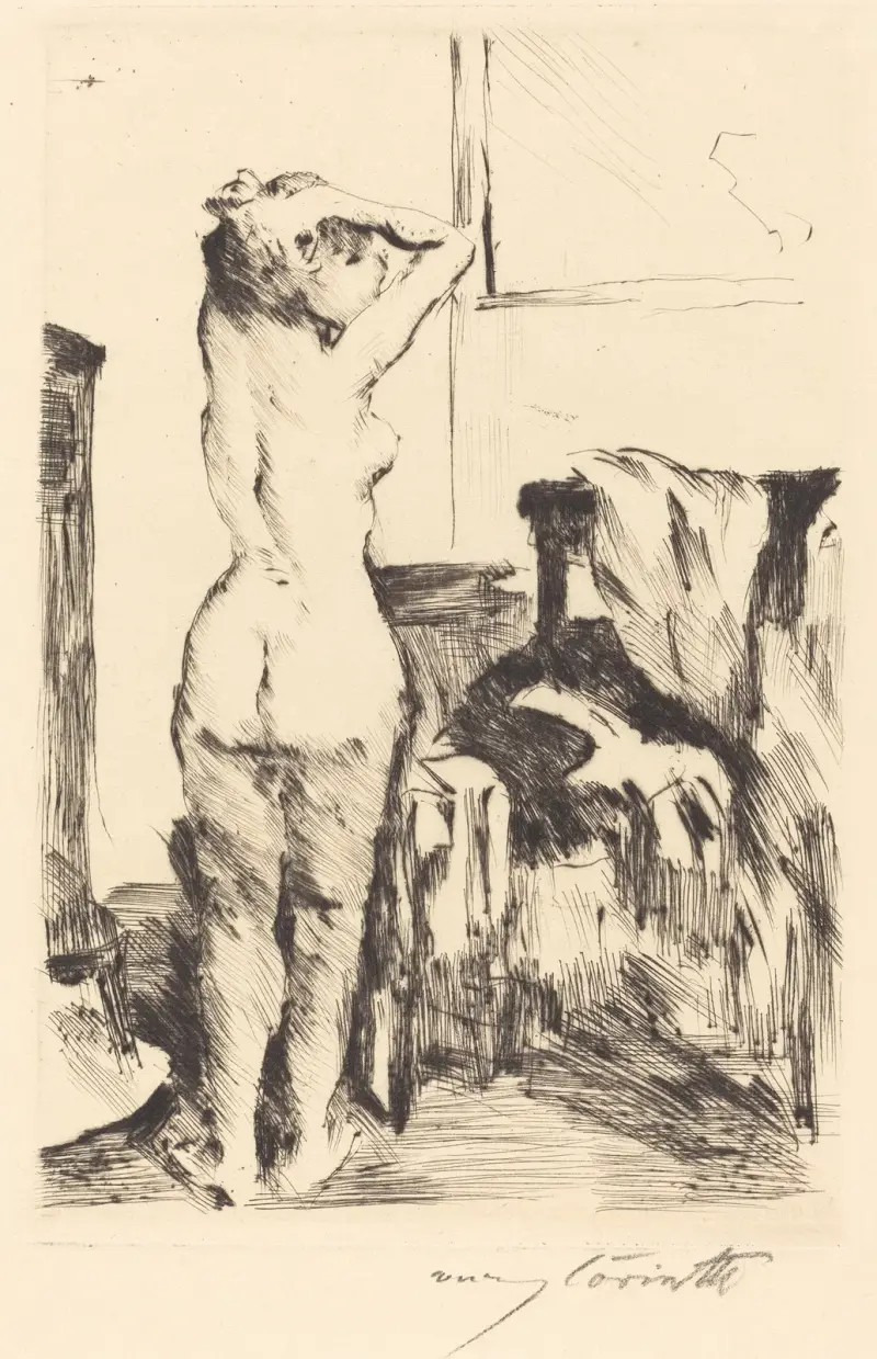 Study of a Model (Modellstudie) von Lovis Corinth