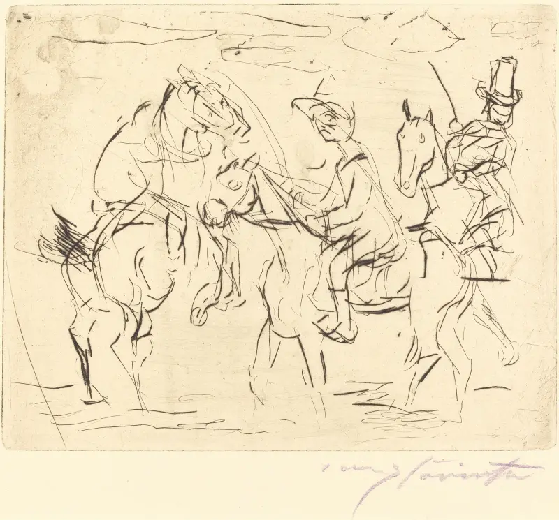 Sunday Riders (Sonntagsreiter) von Lovis Corinth