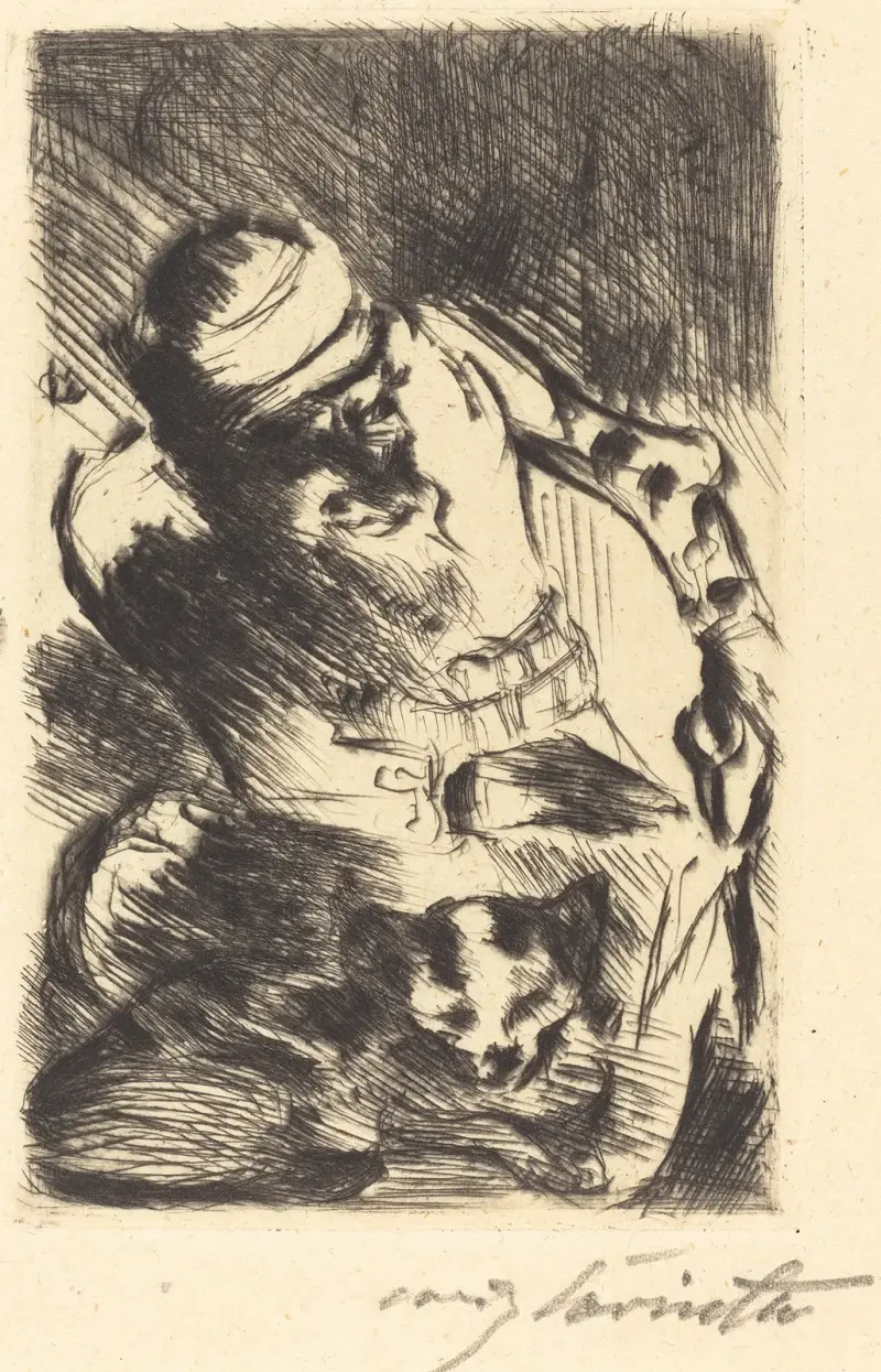 Profetens katt av Lovis Corinth