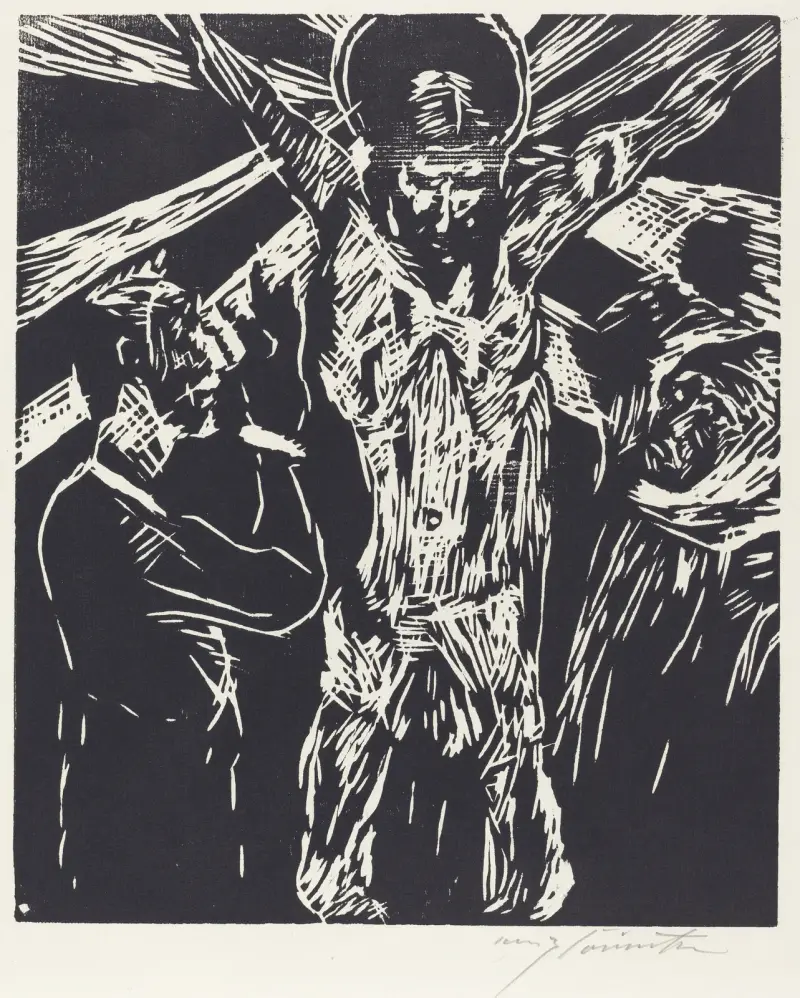 The Crucifixion (Christus am Kreuz) von Lovis Corinth