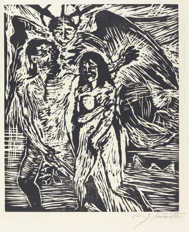 Utvisningen ur paradiset av Lovis Corinth