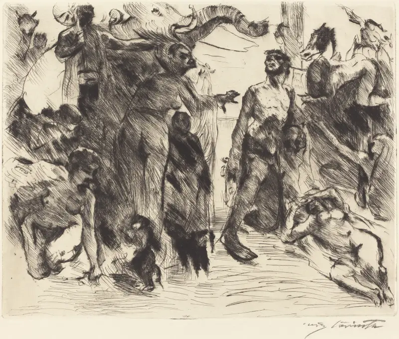 Die Versuchung des heiligen Antonius von Lovis Corinth