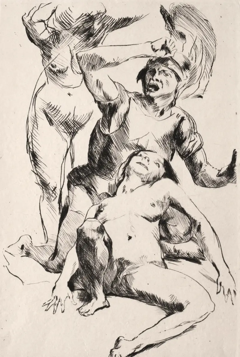 Theseus and Ariadne von Lovis Corinth