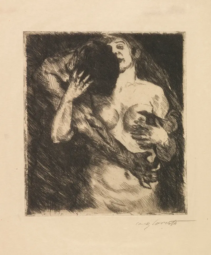 Omfamning av Lovis Corinth