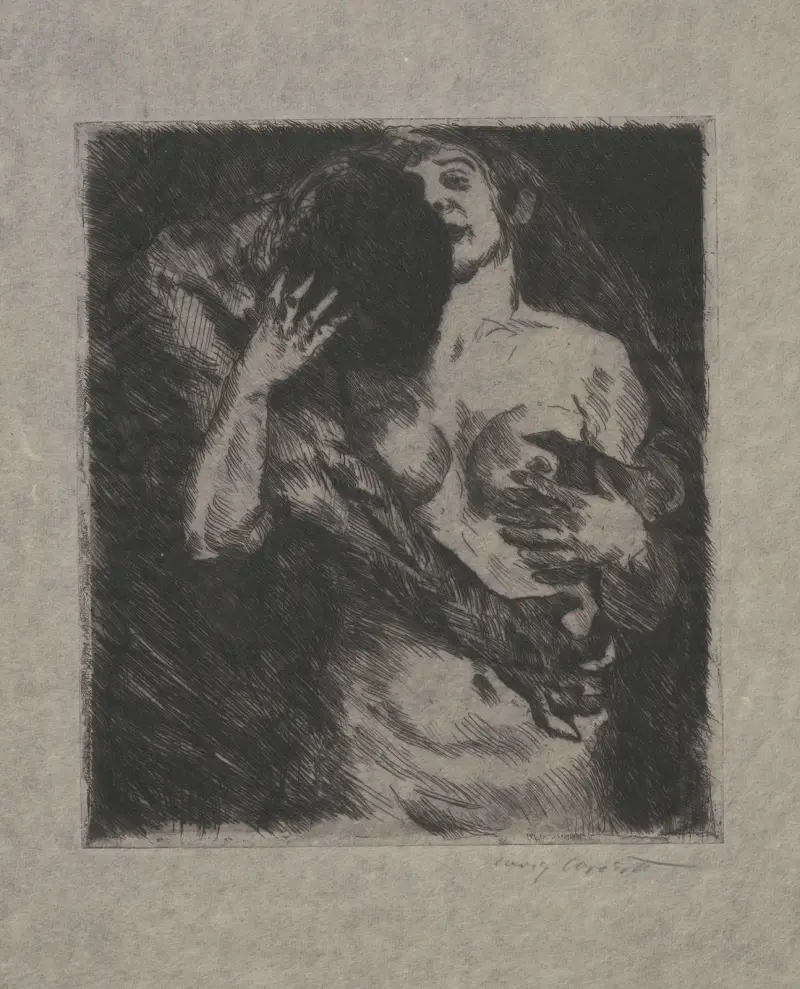 Umarmung von Lovis Corinth