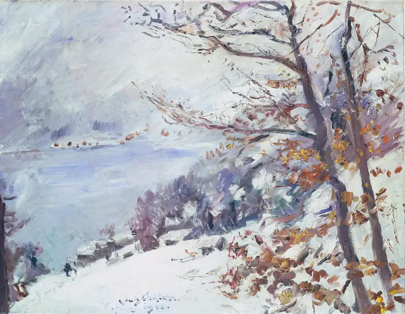 Walchensee in Winter von Lovis Corinth