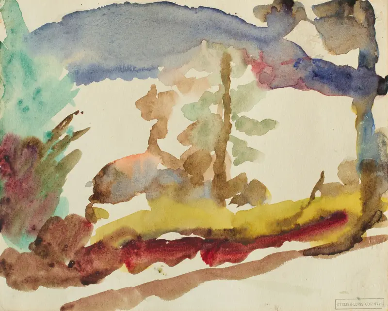 Walchenseelandschaft av Lovis Corinth