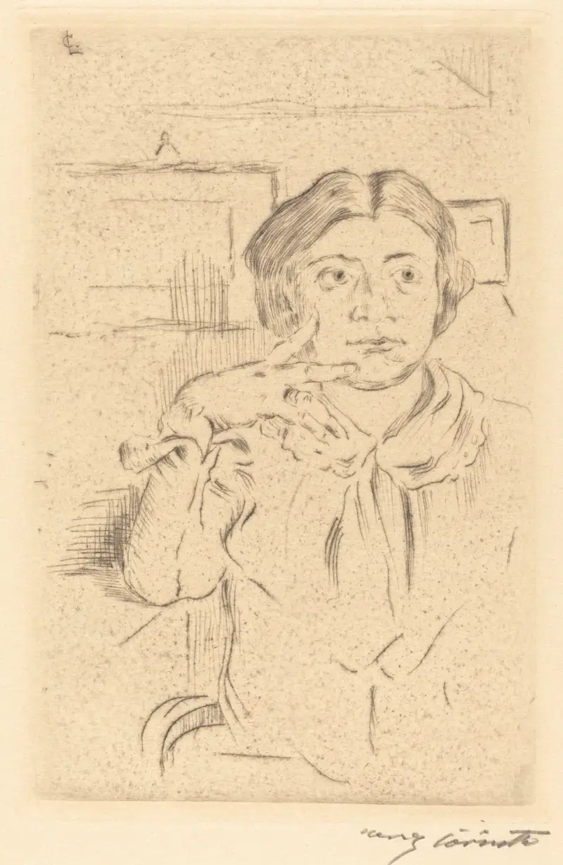 Konstnärens hustru av Lovis Corinth