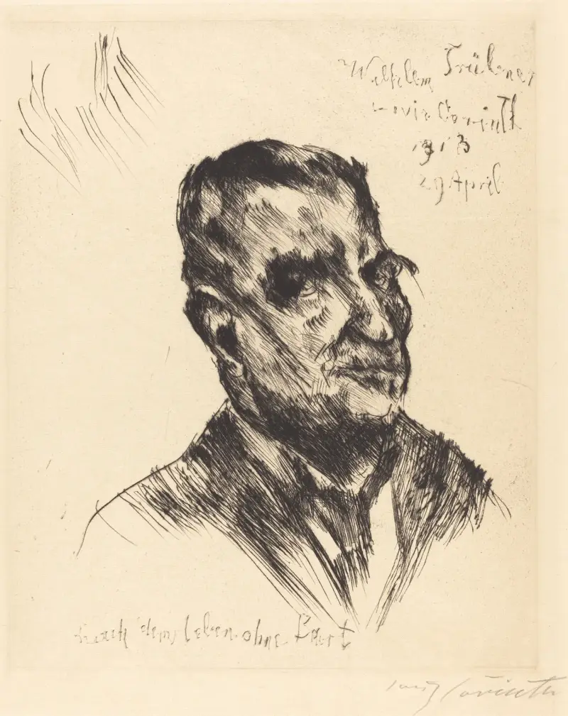 Wilhelm Trübner av Lovis Corinth