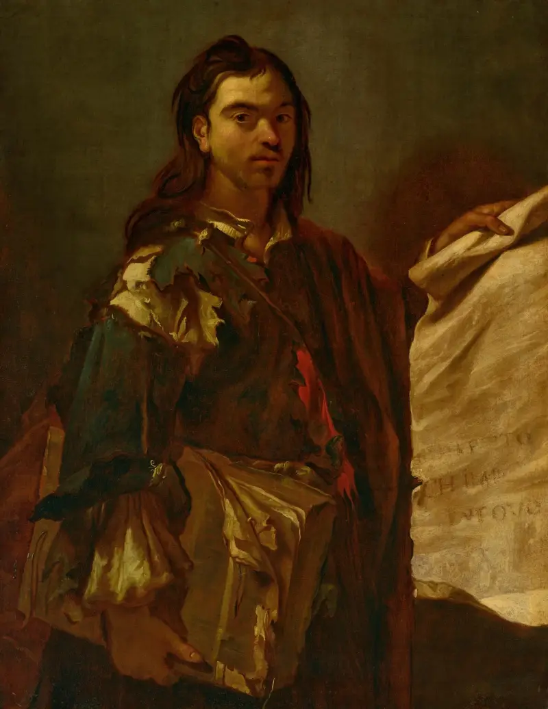 Ein Philosoph von Luca Giordano