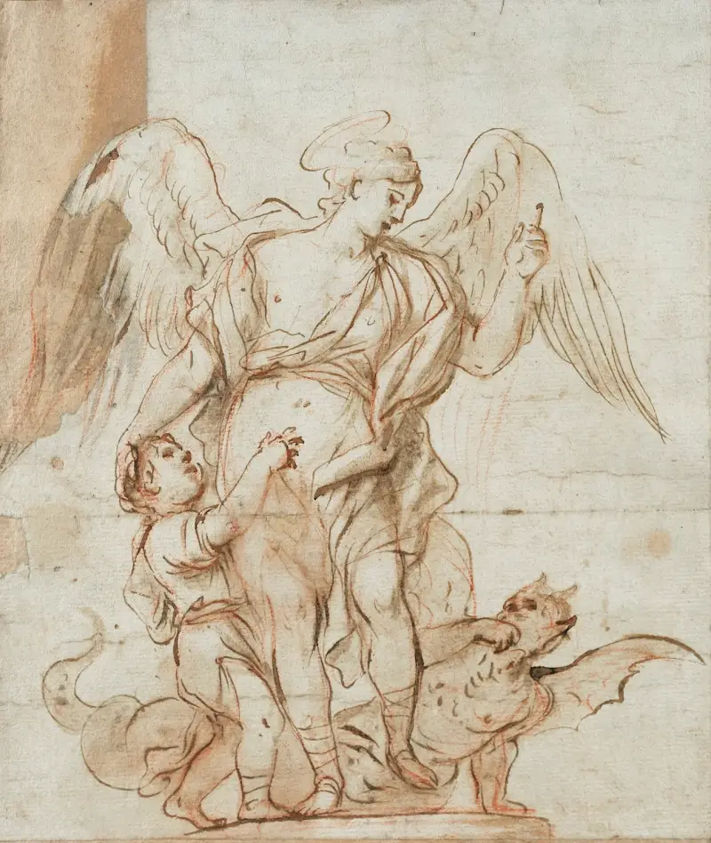 Studie für eine Skulptur von Luca Giordano
