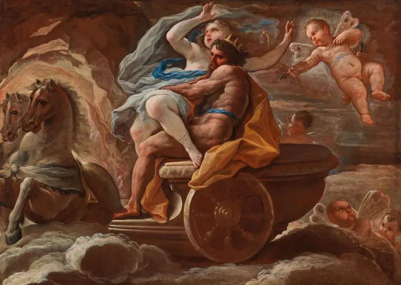 The Abduction of Proserpina av Luca Giordano