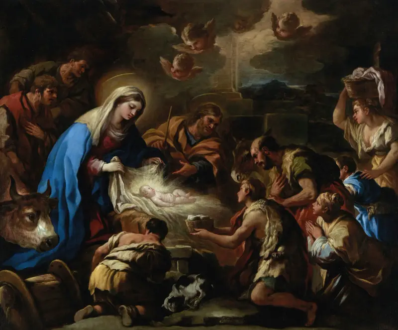 Herdarnas tillbedjan av Luca Giordano