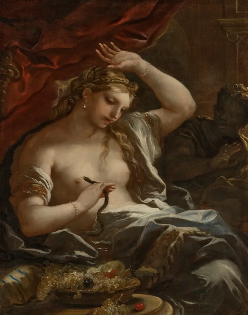 Der Tod der Kleopatra von Luca Giordano