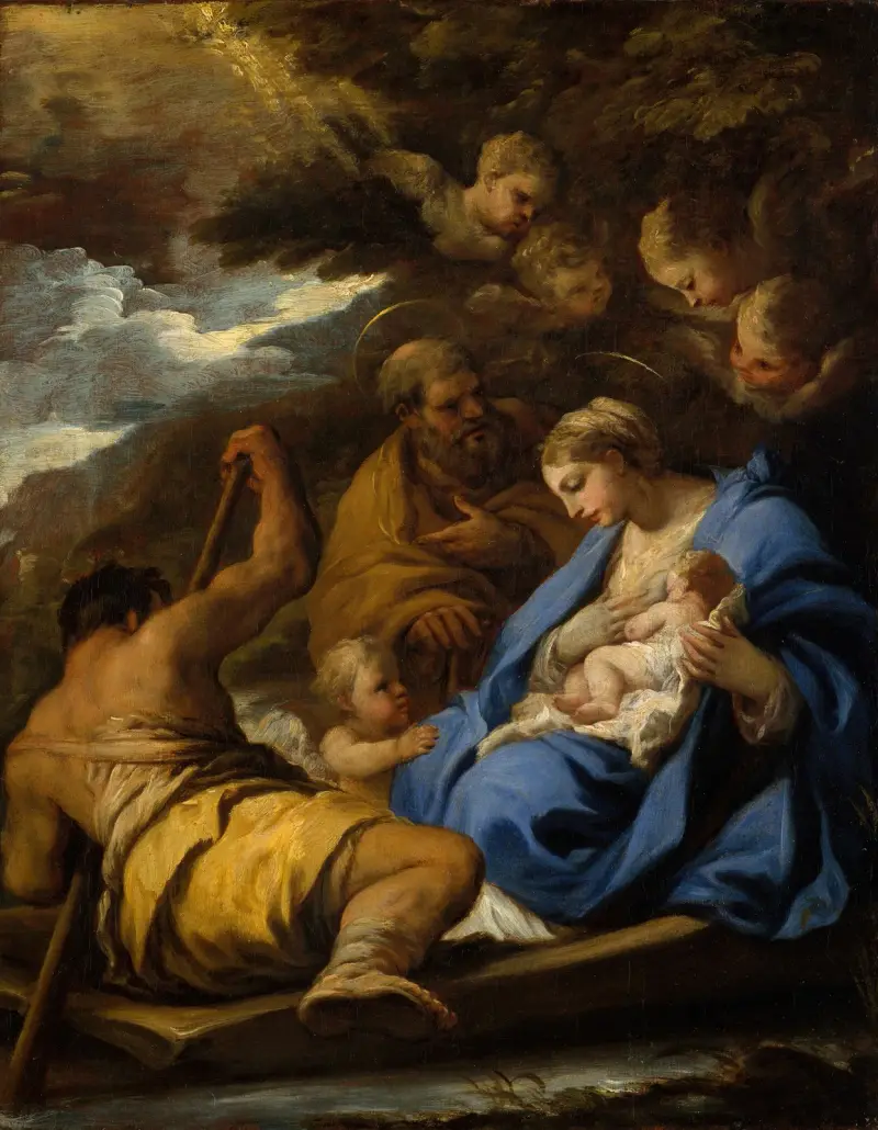 Die Flucht nach Ägypten von Luca Giordano