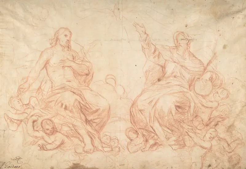 Die Heilige Dreifaltigkeit von Luca Giordano