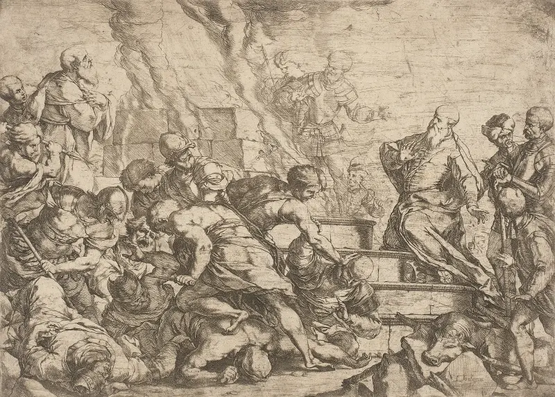 Das Opfer des Elias von Luca Giordano
