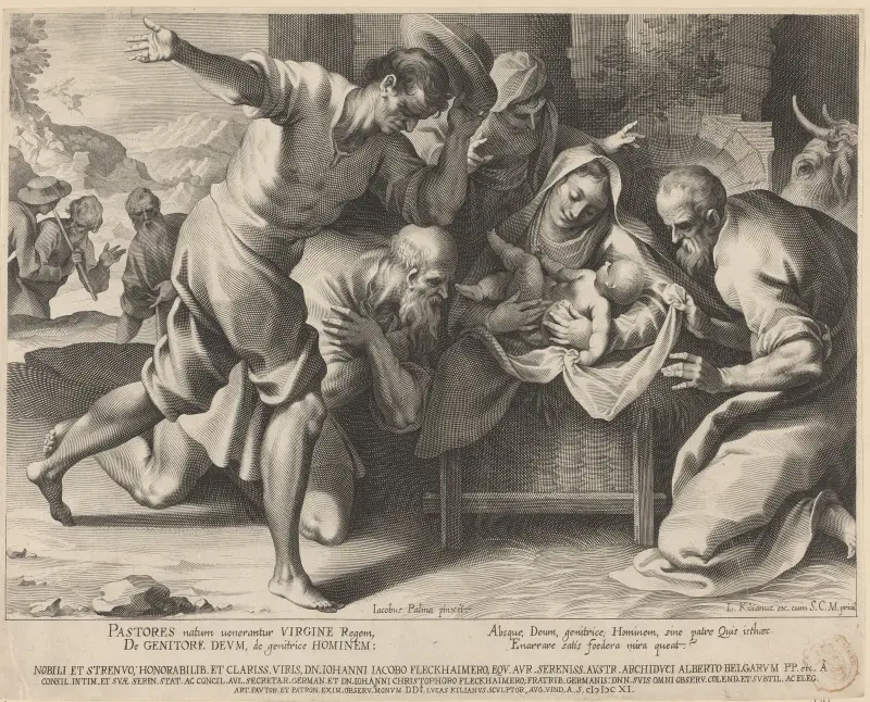 Adoration of the Shepherds av Lucas Kilian
