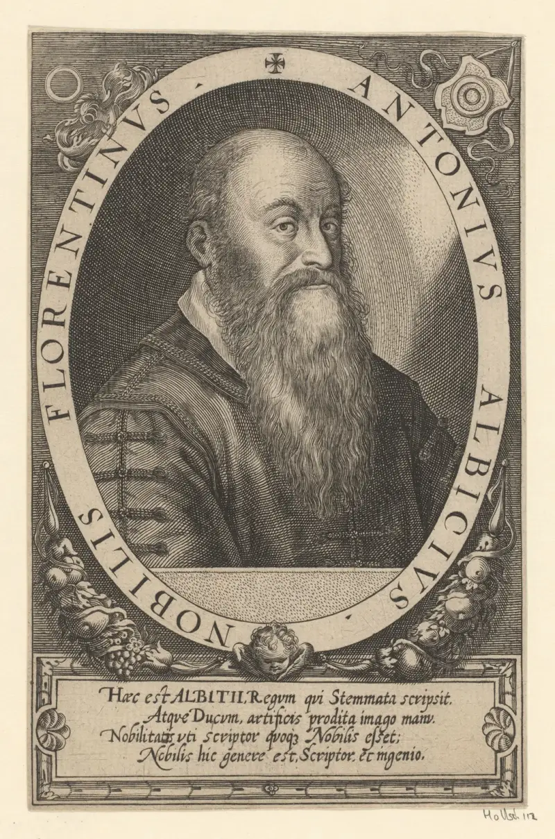 Portrait of Antonio Albizzi av Lucas Kilian