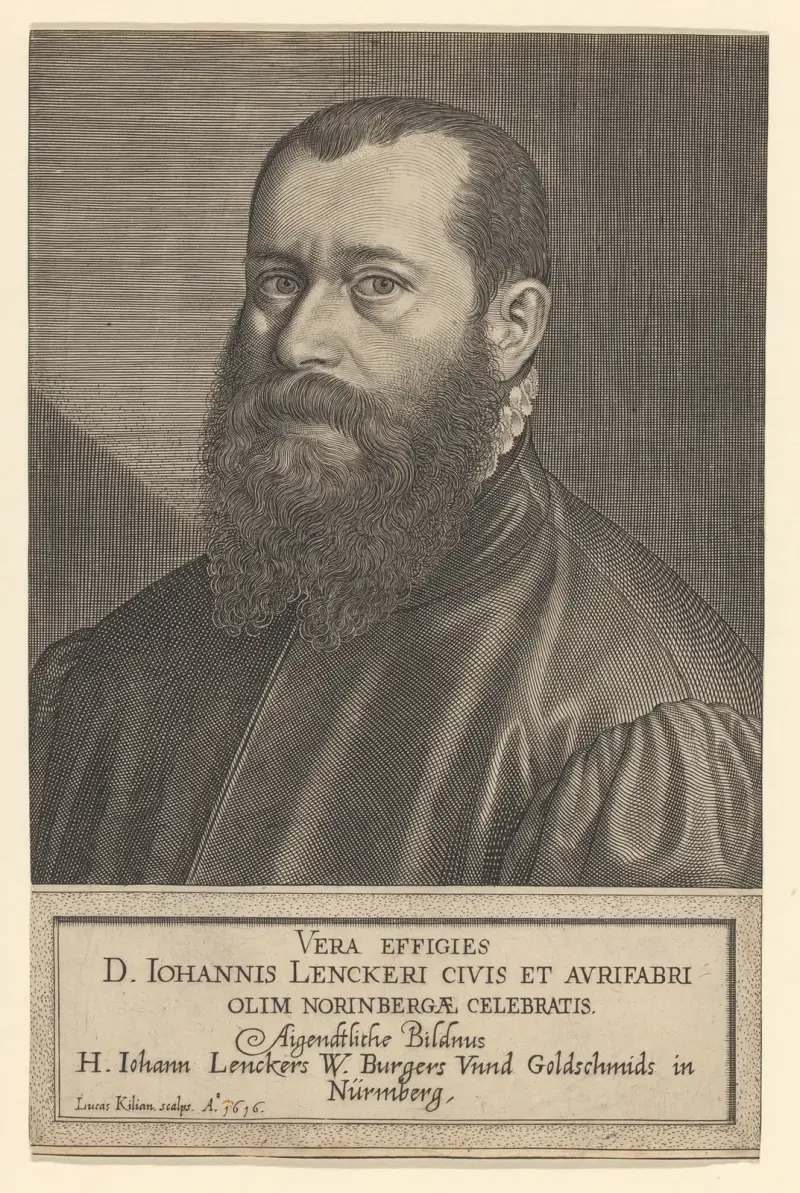 Portrait of Hans Lencker av Lucas Kilian