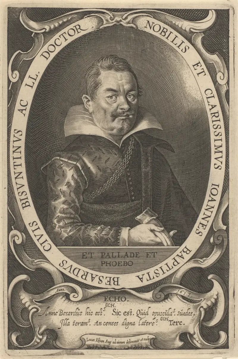 Porträt von Jean-Baptiste Besard von Lucas Kilian