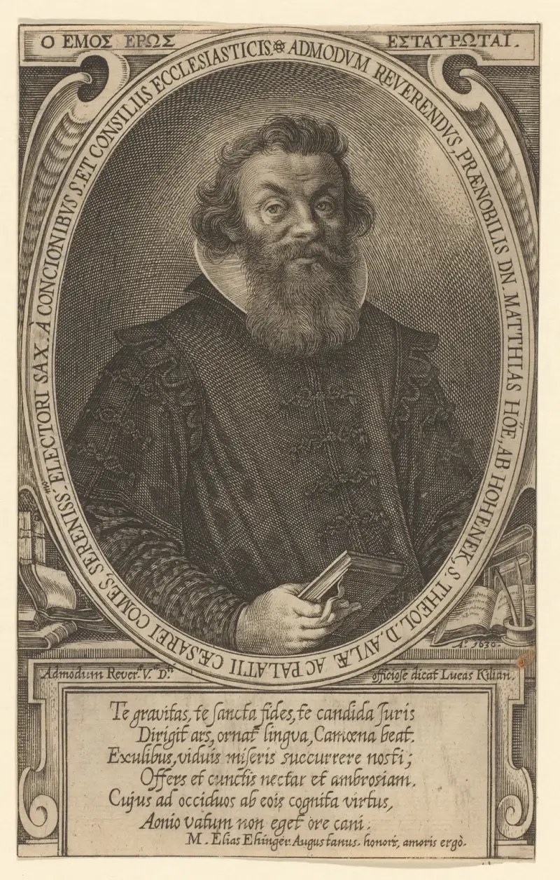 Porträtt av Matthias Hoë van Hoënegg av Lucas Kilian