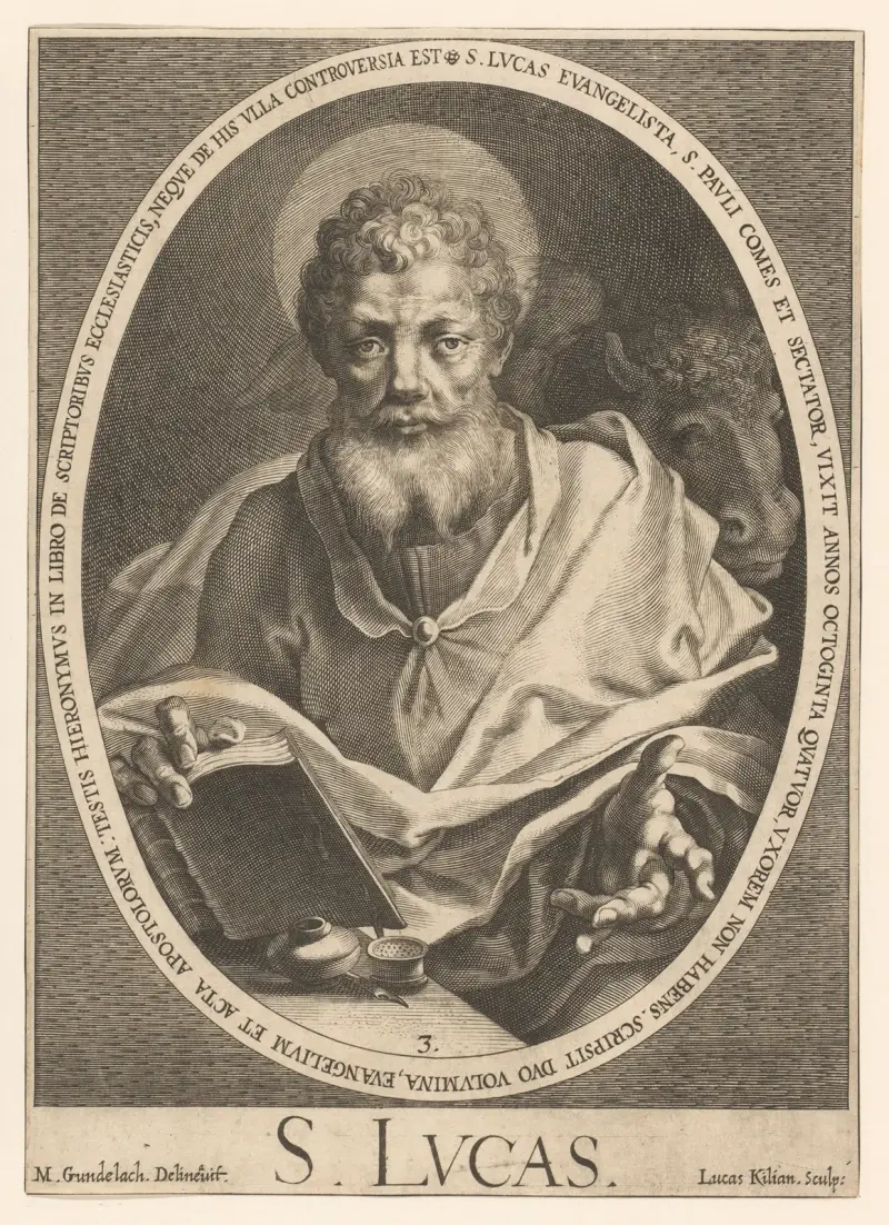 Der heilige Lukas von Lucas Kilian