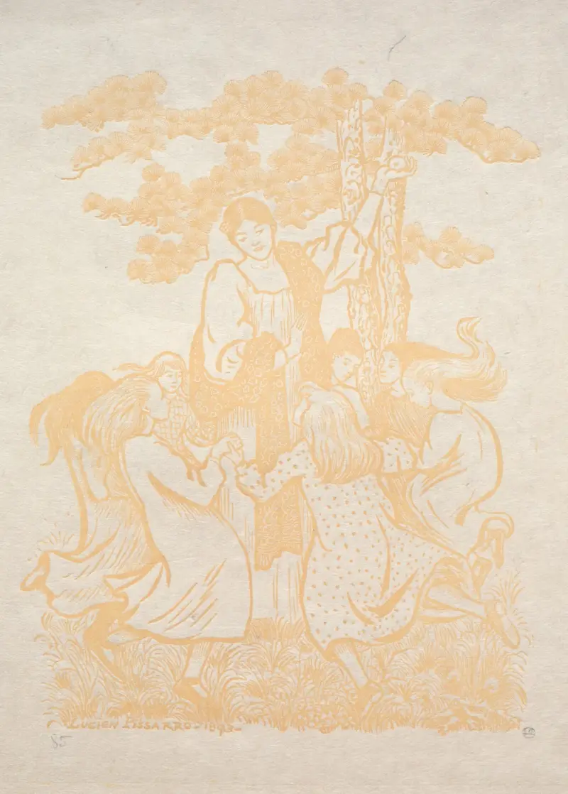 Illustration 25: La Ronde av Lucien Pissarro