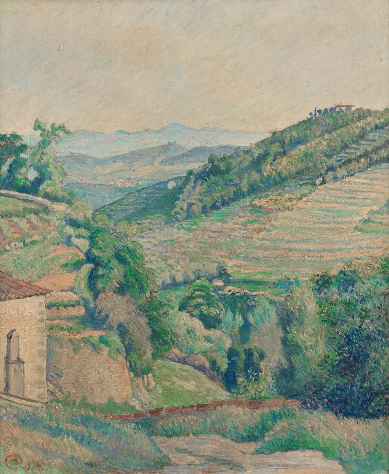 Le Mont Verdaille, Cotignac av Lucien Pissarro