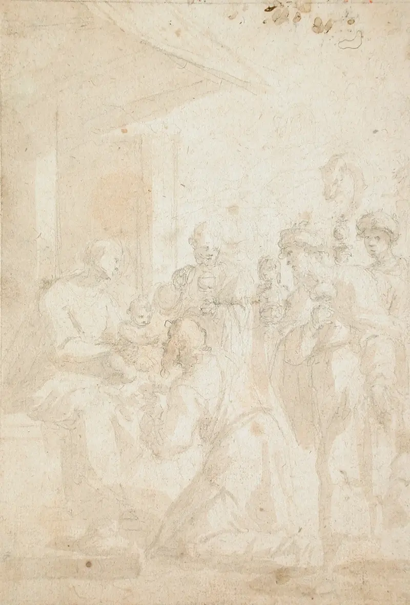 Adoration of the Kings av Ludovico Carracci