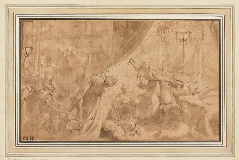 Judith enthauptet Holofernes von Ludovico Carracci
