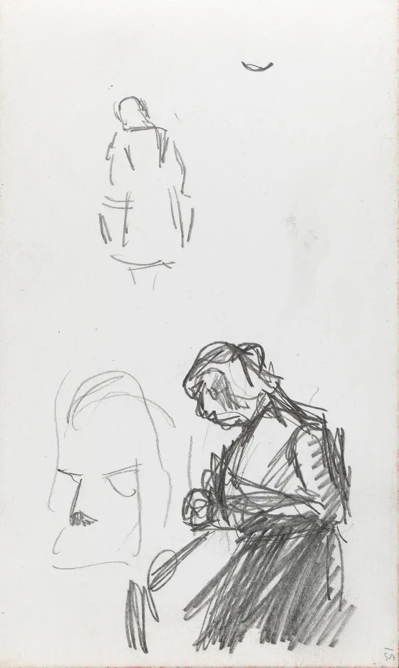 Figurstudien von Ludvig Karsten
