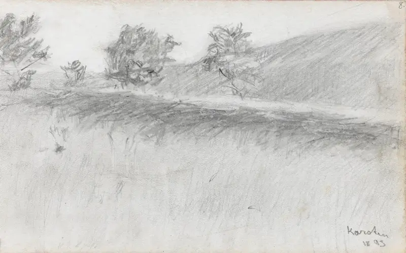 Landschaft, Telemark von Ludvig Karsten