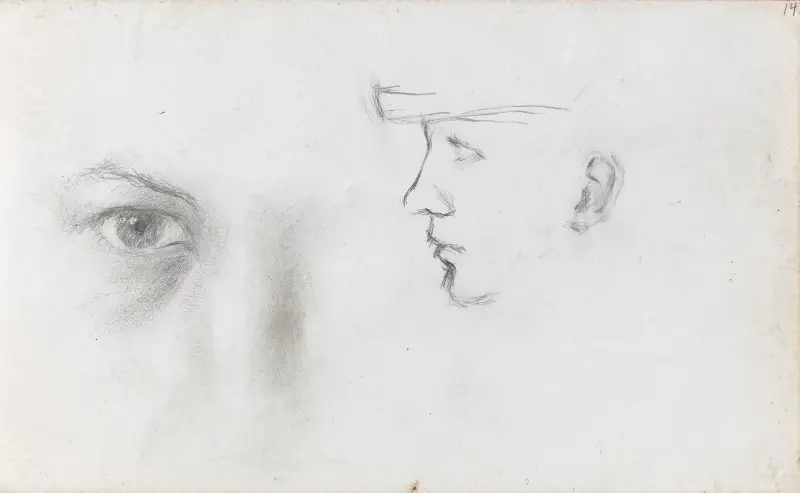 Auge; Gesicht von Ludvig Karsten
