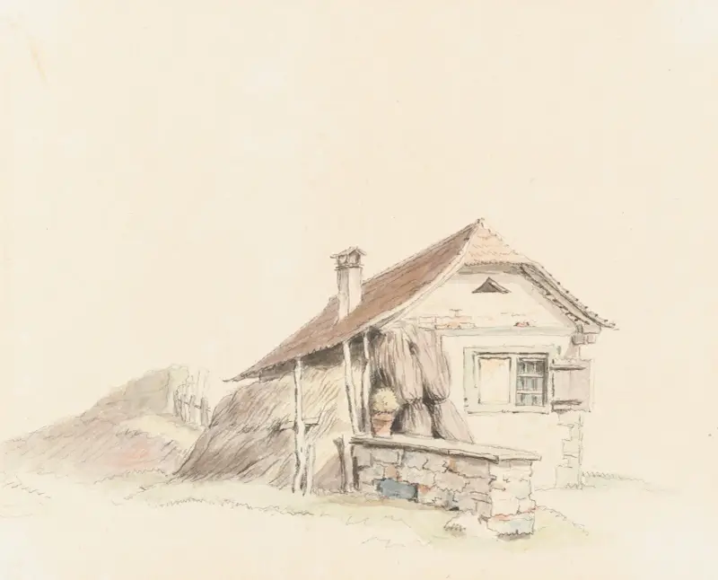 Bondgård av Johann Ludwig Aberli