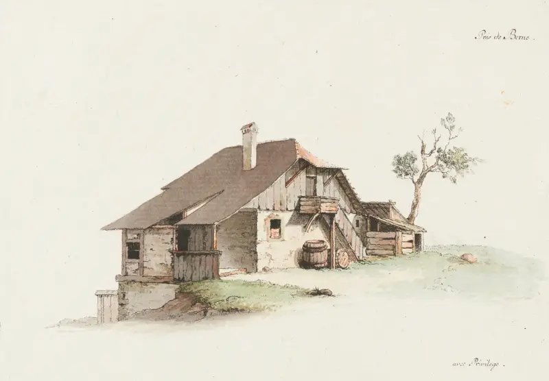 Bernergård av Johann Ludwig Aberli