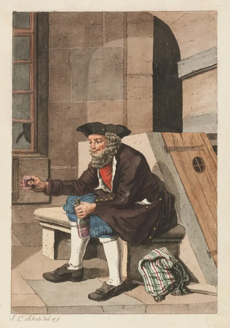 Bonde från trakten kring Bern av Johann Ludwig Aberli