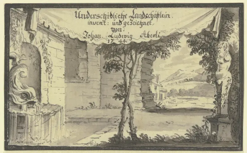 Titelblatt av Johann Ludwig Aberli