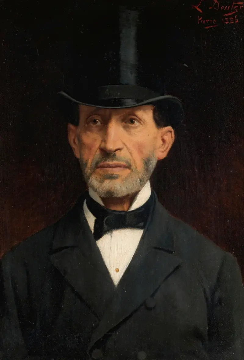 Portrait of Ignaz Deutsch av Ludwig Deutsch