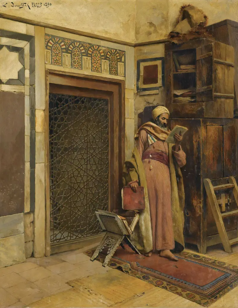 Der Gelehrte, 1890 von Ludwig Deutsch