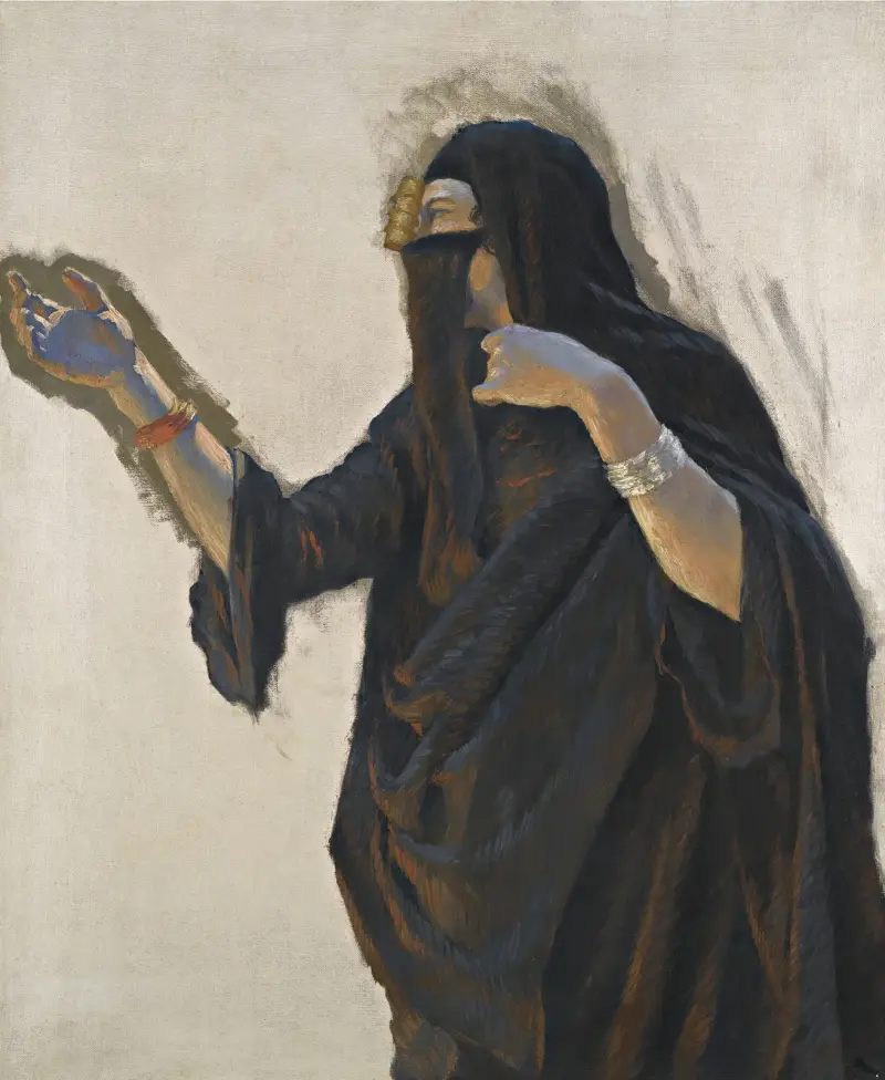 Die verschleierte Frau von Ludwig Deutsch