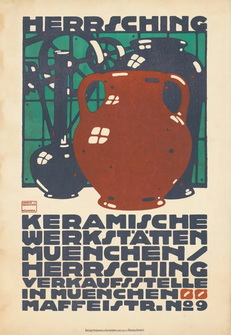 Herrsching. Keramische Werkstätten München von Ludwig Hohlwein