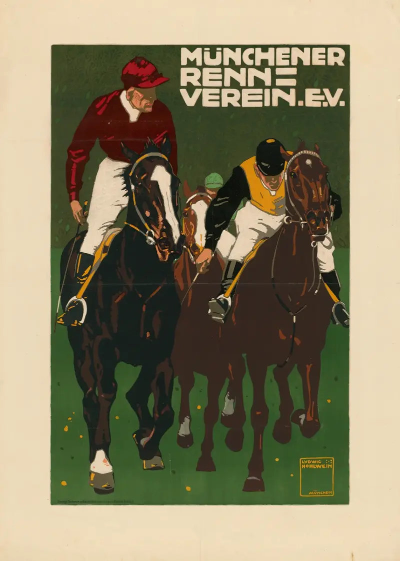 Münchener Rennverein e. V. von Ludwig Hohlwein