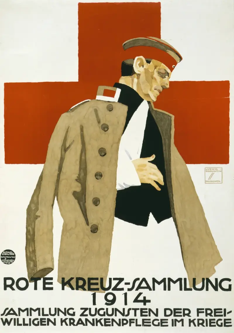 Rote Kreuz-Sammlung 1914. Sammlung zugunsten der Freiwilligen Krankenpflege im Kriege av Ludwig Hohlwein