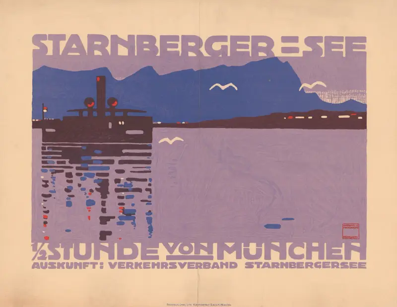 Starnberger-See, ½ Stunde von München av Ludwig Hohlwein
