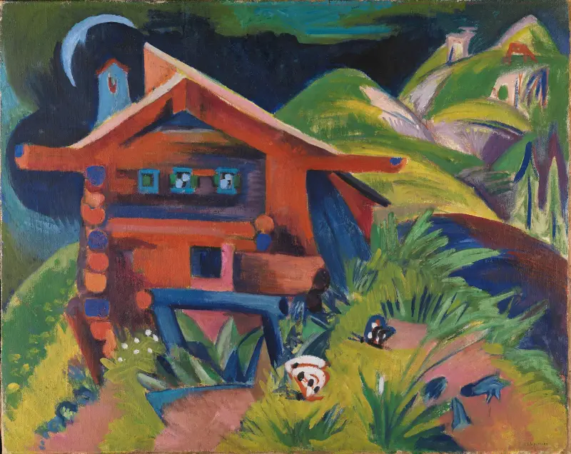 Alphütte, Ernst Ludwig Kirchner