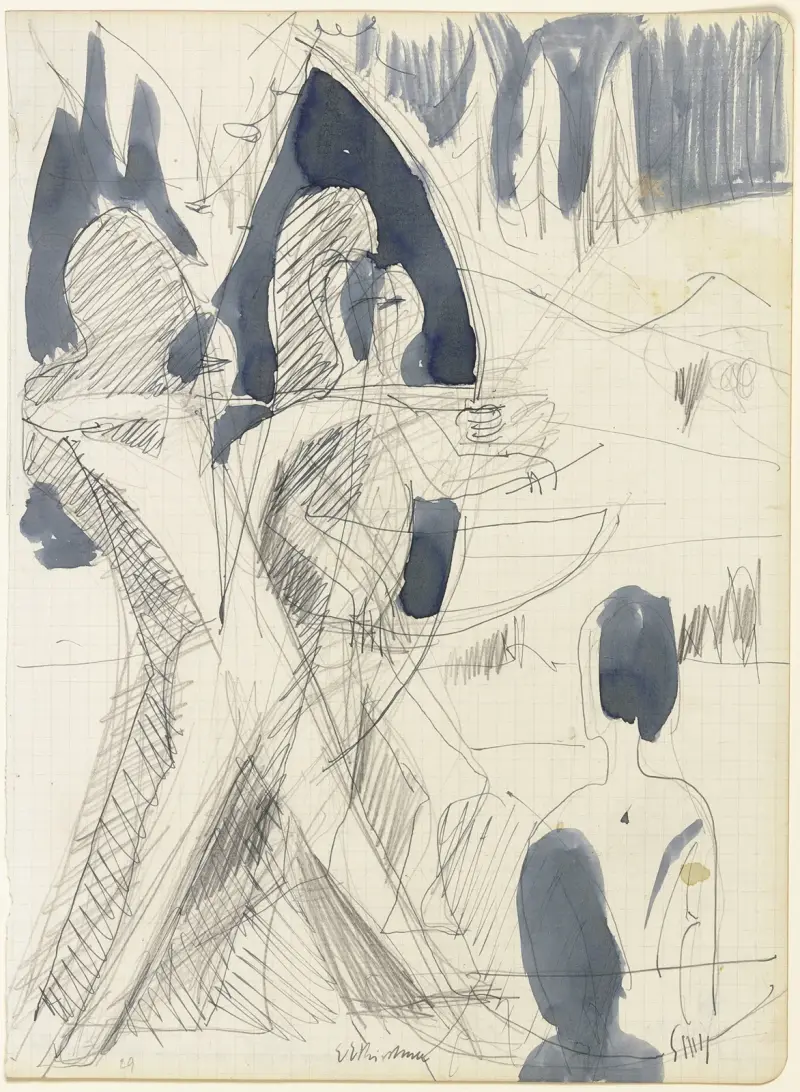 Bogenschützen, 1935 – Nr. 1 von Ernst Ludwig Kirchner