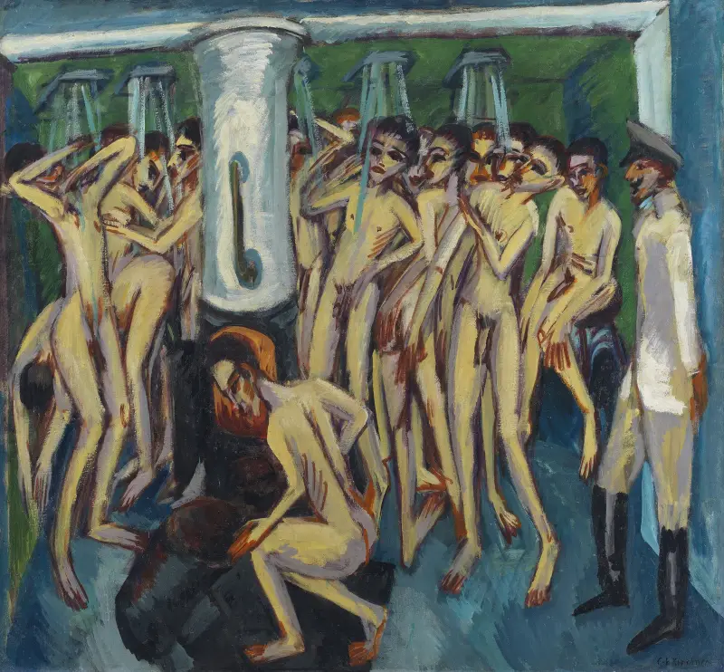 Dělostřelci, Ernst Ludwig Kirchner
