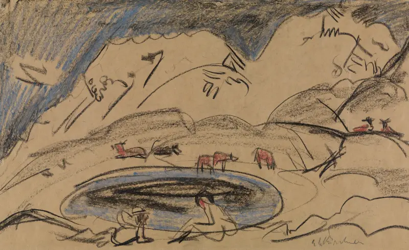 Bergsee von Ernst Ludwig Kirchner